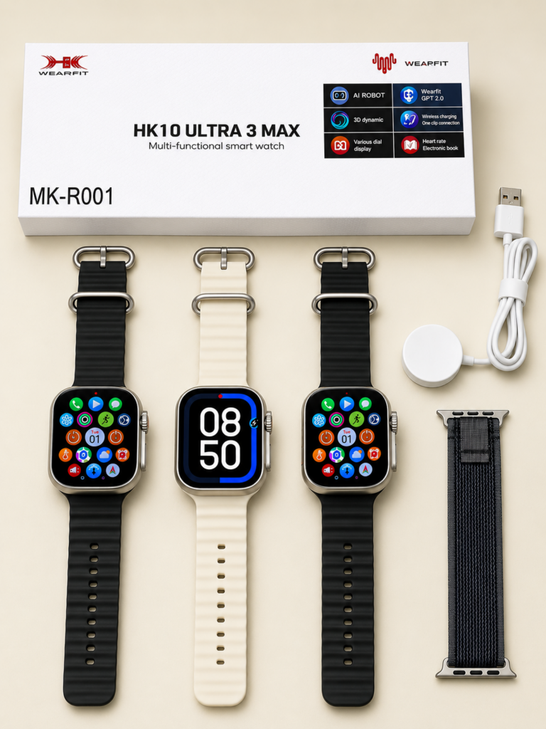 Smarwatch HK10 Ultra 3 Max + MK-R001