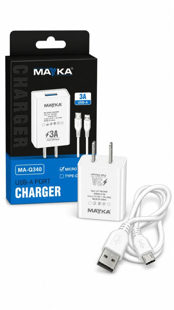 Cargador MA-Q340 3A V8